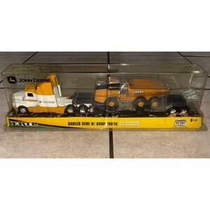 ERTL Diecast John Deere hauler semi w dump truck 2006